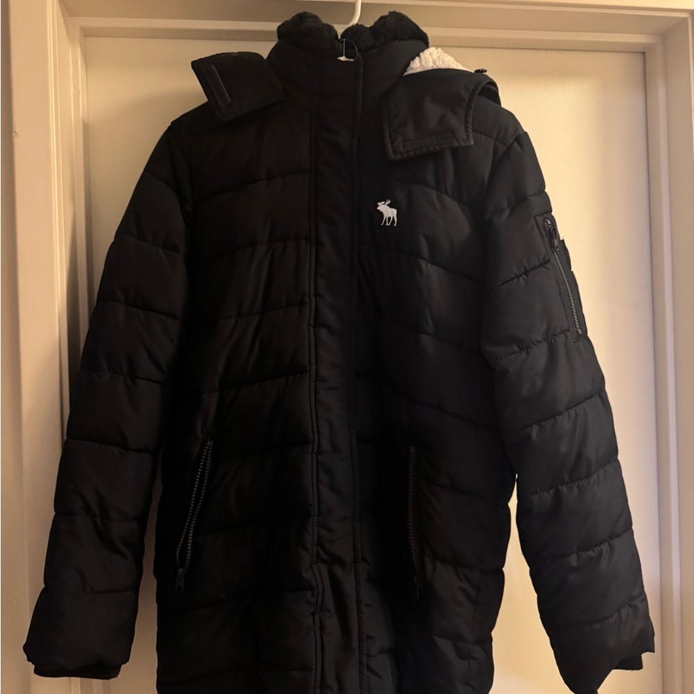 Abercrombie Kids Dark Puffer Coat